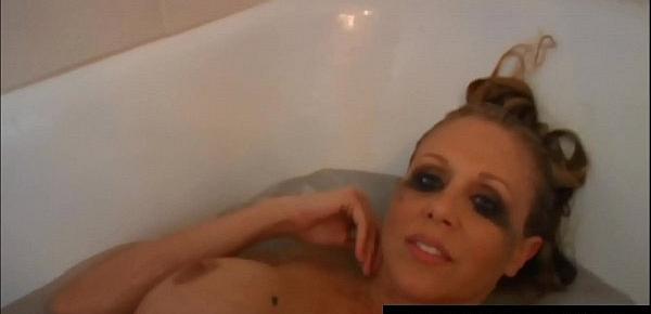  Hot Busty Milf Julia Ann Smokes Cigs Nude In Bathtub!